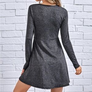 Casual gray dress